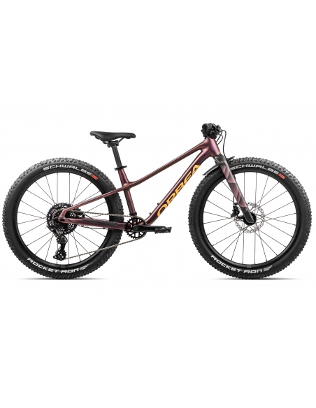 Rower dziecięcy ORBEA Kimu 24" H10 (karbonowy widelec) Metallic Sunset - Orange Cloud