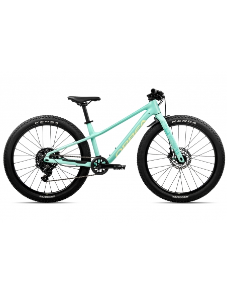 Rower dziecięcy ORBEA Kimu 24" H20 (aluminiowy widelec) Aloha Green - Acid Gum