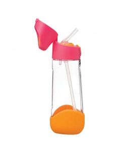 Butelka tritanowa na wodę ze słomką b.box 600ml Strawberry Shake