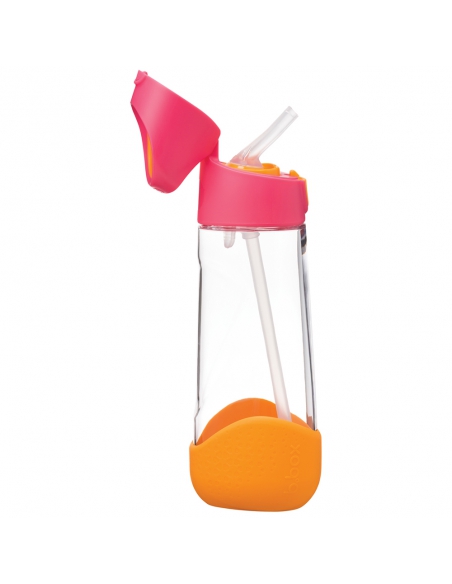 Butelka tritanowa na wodę ze słomką b.box 600ml Strawberry Shake