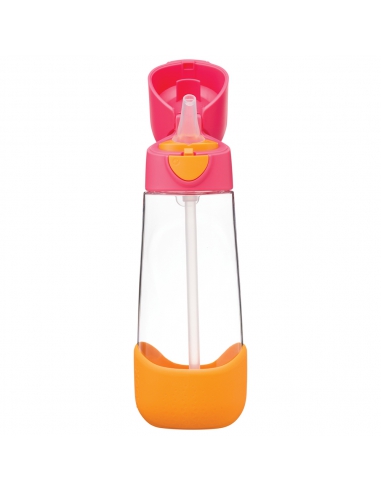 Butelka tritanowa na wodę ze słomką b.box 600ml Strawberry Shake