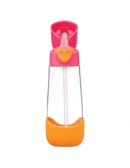 Butelka tritanowa na wodę ze słomką b.box 600ml Strawberry Shake