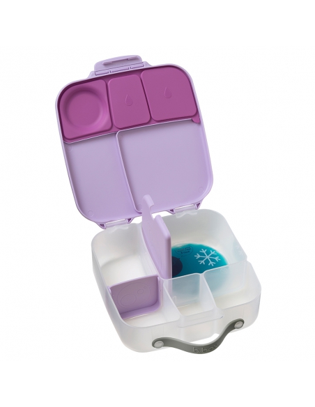 Duży lunchbox śniadaniówka z wkładem chłodzącym b.box Sugar Plum