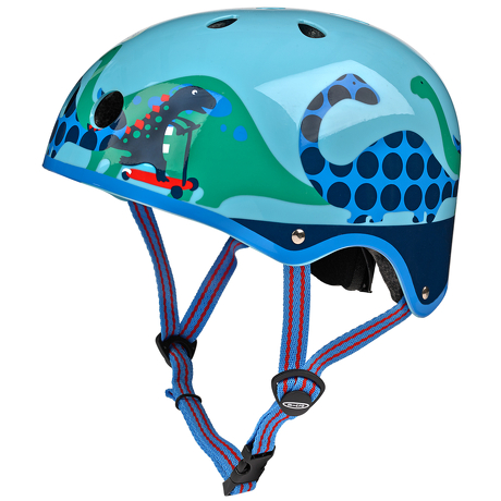 Kask Micro scootersaurus, w dinozaury