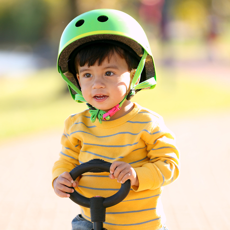 Kask Micro neonowy zielony