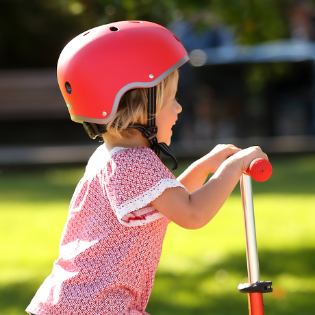 Kask Micro czerwony matowy