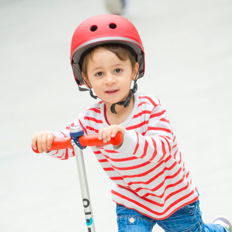 Kask Micro czerwony matowy