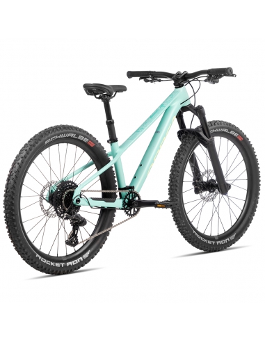 Rower dziecięcy ORBEA Kimu 24" H10 TR (amortyzowany widelec) Aloha Green - Acid Gum