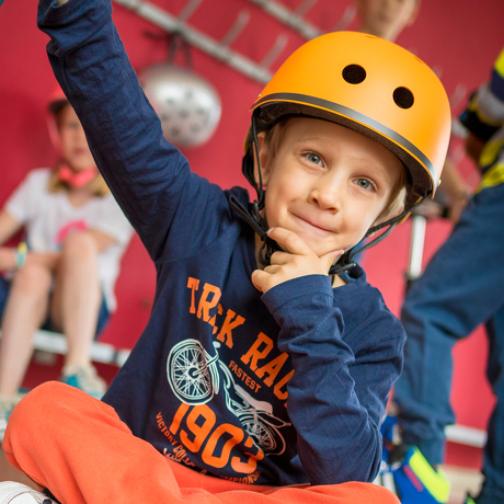 Kask Micro pomarańczowy matowy