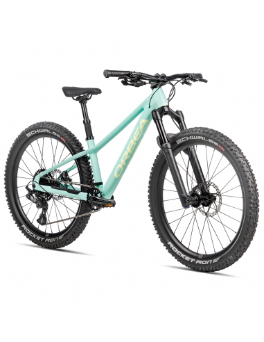 Rower dziecięcy ORBEA Kimu 24" H10 TR (amortyzowany widelec) Aloha Green - Acid Gum