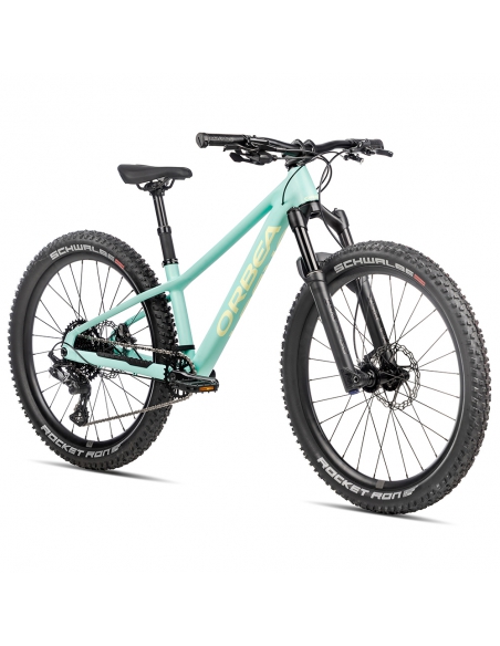 Rower dziecięcy ORBEA Kimu 24" H10 TR (amortyzowany widelec) Aloha Green - Acid Gum