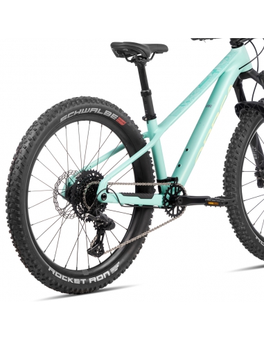Rower dziecięcy ORBEA Kimu 24" H10 TR (amortyzowany widelec) Aloha Green - Acid Gum