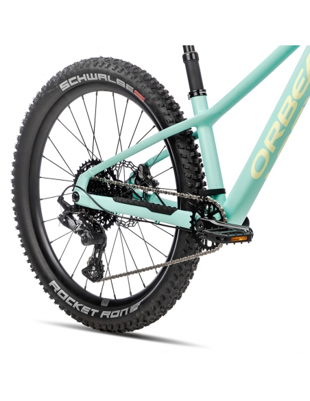 Rower dziecięcy ORBEA Kimu 24" H10 TR (amortyzowany widelec) Aloha Green - Acid Gum