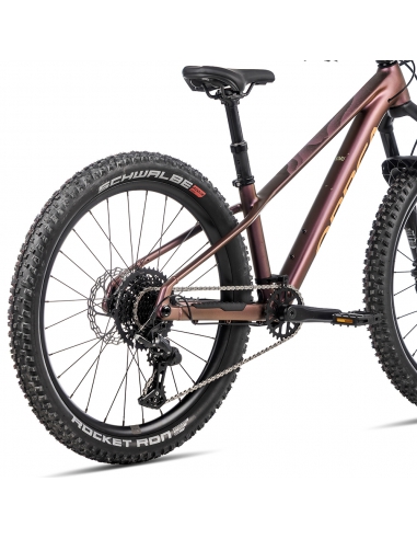Rower dziecięcy ORBEA Kimu 24" H10 TR (amortyzowany widelec) Metallic Sunset - Orange Cloud