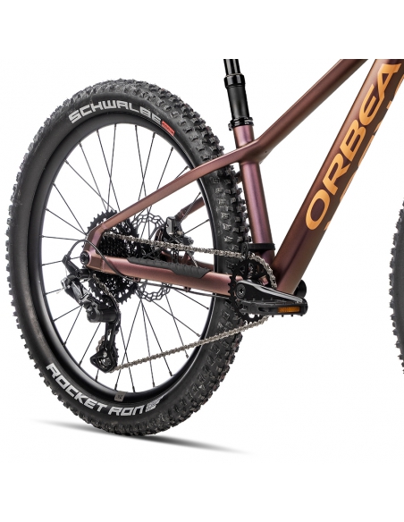 Rower dziecięcy ORBEA Kimu 24" H10 TR (amortyzowany widelec) Metallic Sunset - Orange Cloud