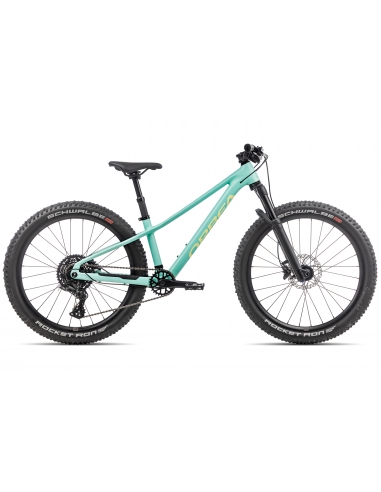 Rower dziecięcy ORBEA Kimu 24" H10 TR (amortyzowany widelec) Aloha Green - Acid Gum