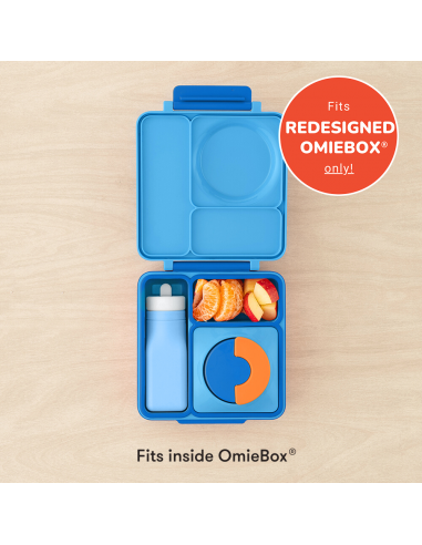 Silikonowy bidon dla dzieci OmieBottle 250 ml Blue