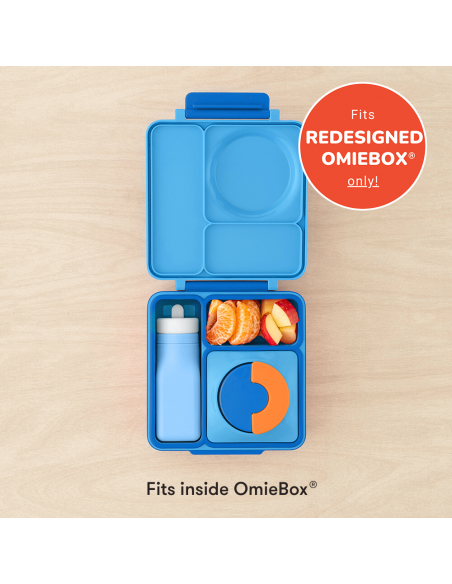 Silikonowy bidon dla dzieci OmieBottle 250 ml Blue