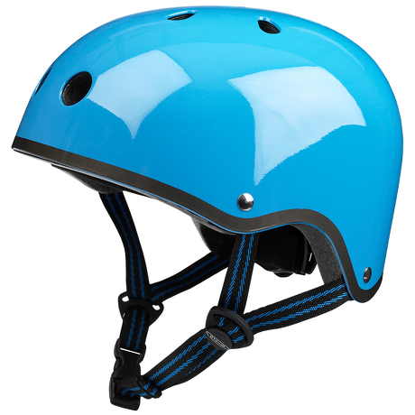 Kask Micro neonowy niebieski