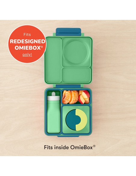 Silikonowy bidon dla dzieci OmieBottle 250 ml Green