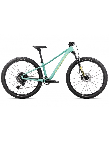 Rower dziecięcy ORBEA Kimu 27" H20 (amortyzowany widelec) Aloha Green - Acid Gum