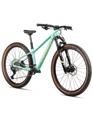 Rower dziecięcy ORBEA Kimu 27" H10 (amortyzowany widelec, dropper) Aloha Green - Acid Gum