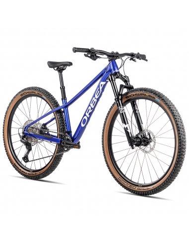 Rower dziecięcy ORBEA Kimu 27" H10 (amortyzowany widelec, dropper) Cobalt Blue - Lilac