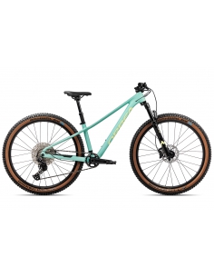 Rower dziecięcy ORBEA Kimu 27" H10 (amortyzowany widelec, dropper) Aloha Green - Acid Gum