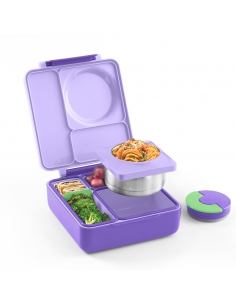 Lunchbox z termosem na jedzenie Omie OMIEBOX Lilac Purple