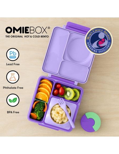 Lunchbox z termosem na jedzenie Omie OMIEBOX Lilac Purple
