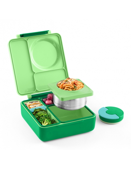 Lunchbox z termosem na jedzenie Omie OMIEBOX Apple Green