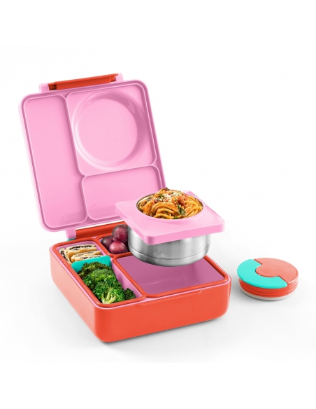 Lunchbox z termosem na jedzenie Omie OMIEBOX Pink Berry