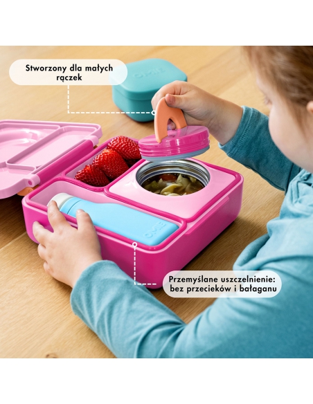 Lunchbox z termosem na jedzenie Omie OMIEBOX Pixie Pink
