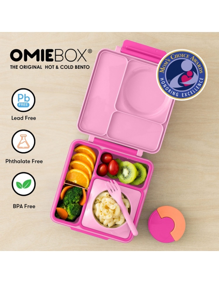 Lunchbox z termosem na jedzenie Omie OMIEBOX Pixie Pink