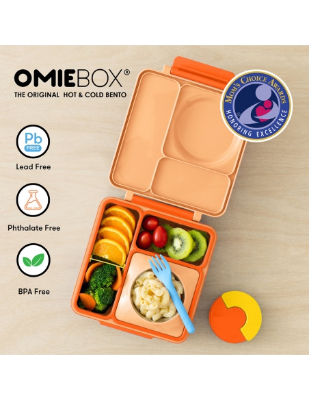 Lunchbox z termosem na jedzenie Omie OMIEBOX Poppy Orange