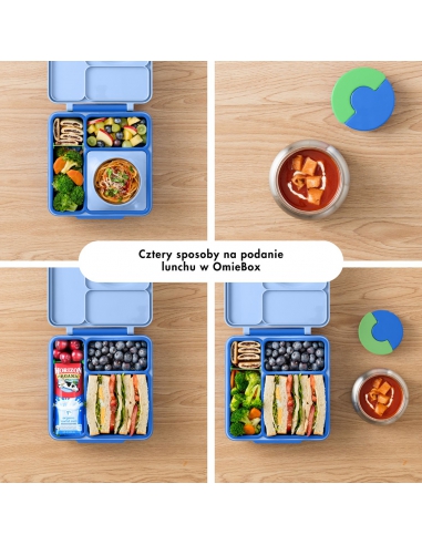 Lunchbox z termosem na jedzenie Omie OMIEBOX Sea Blue
