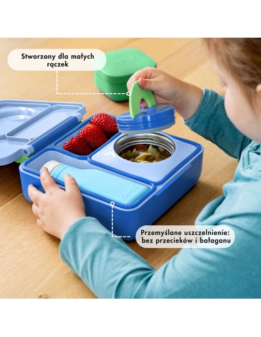 Lunchbox z termosem na jedzenie Omie OMIEBOX Sea Blue