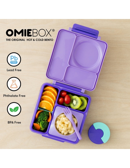 Lunchbox z termosem na jedzenie Omie OMIEBOX Purple Plum