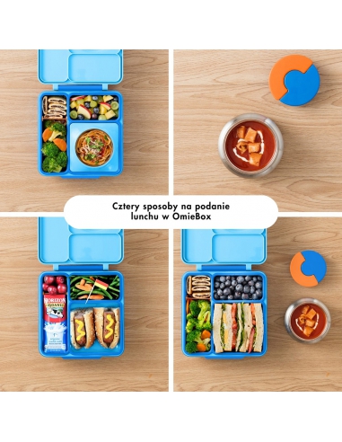Lunchbox z termosem na jedzenie Omie OMIEBOX Blue Sky