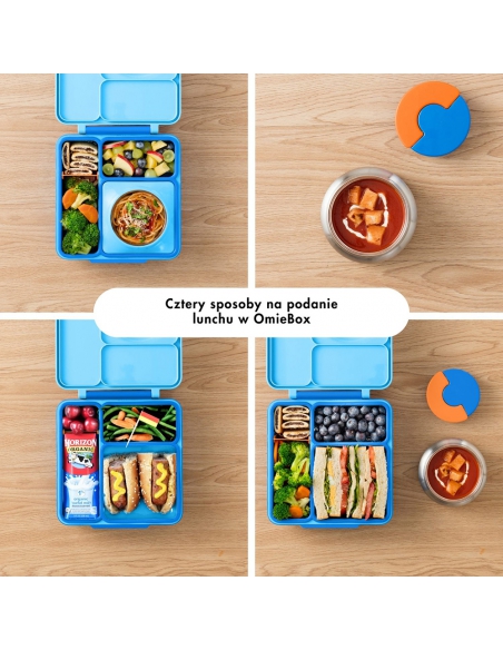Lunchbox z termosem na jedzenie Omie OMIEBOX Blue Sky