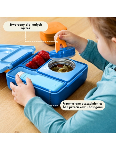 Lunchbox z termosem na jedzenie Omie OMIEBOX Blue Sky
