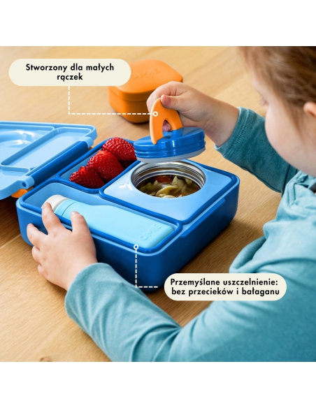Lunchbox z termosem na jedzenie Omie OMIEBOX Blue Sky