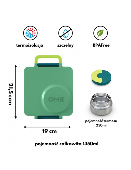 Lunchbox z termosem na jedzenie Omie OMIEBOX Meadow