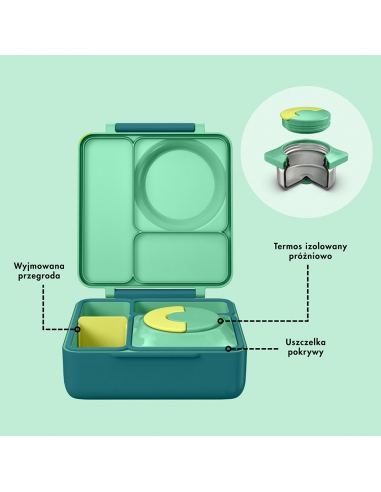 Lunchbox z termosem na jedzenie Omie OMIEBOX Meadow