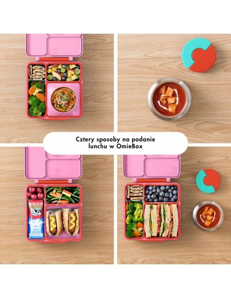 Lunchbox z termosem na jedzenie Omie OMIEBOX Pink Berry
