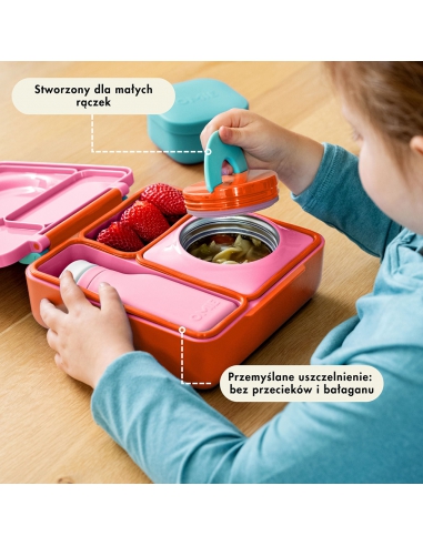 Lunchbox z termosem na jedzenie Omie OMIEBOX Pink Berry