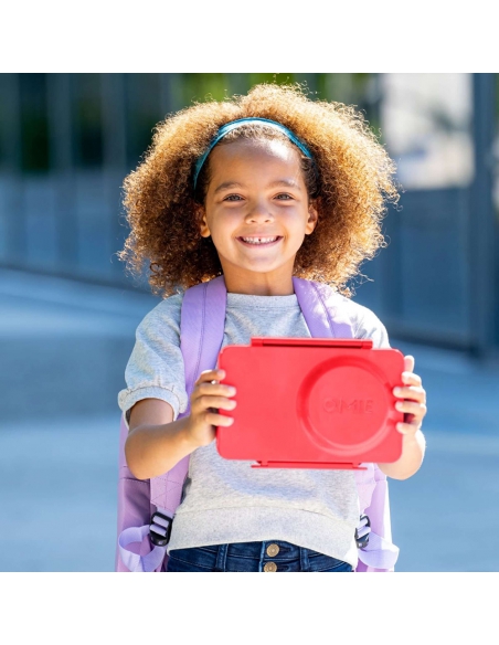 Lunchbox z termosem na jedzenie i wkładem chłodzącym Omie OMIEBOX UP Cherry Pink