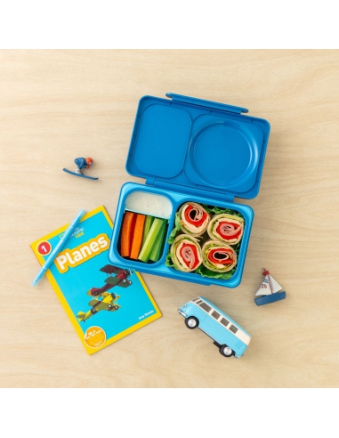 Lunchbox z termosem na jedzenie i wkładem chłodzącym Omie OMIEBOX UP Cosmic Blue