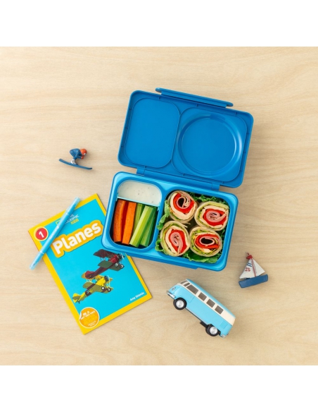 Lunchbox z termosem na jedzenie i wkładem chłodzącym Omie OMIEBOX UP Cosmic Blue