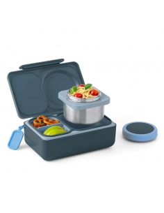 Lunchbox z termosem na jedzenie i wkładem chłodzącym Omie...